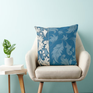 Coussin Élégant Motif bleu