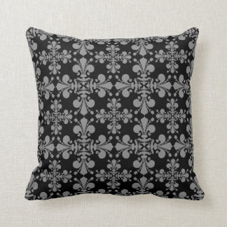 Coussin Élégant motif médiéval Fleur De Lis