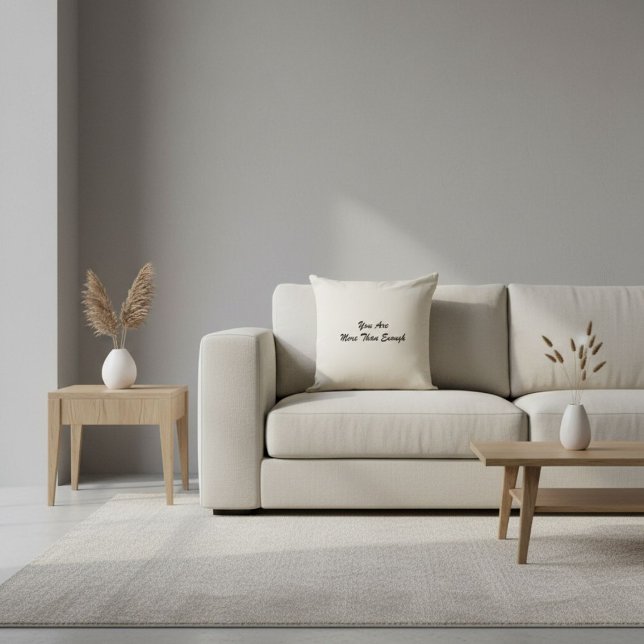 Coussin Elegant motivational quote typography modern (Créateur téléchargé)