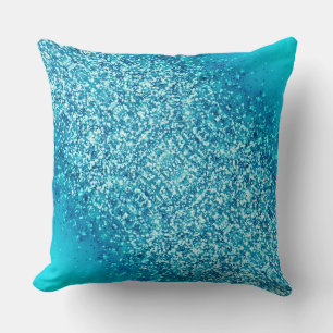 Coussin Élégant Oreille à lancer de givre bleu 2