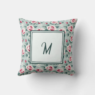 Coussin Élégant Personnalisé Élégant Romantique Floral Chi