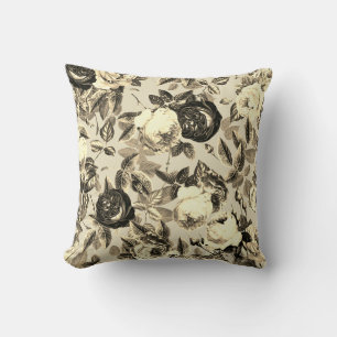 Coussin Élégant Rose beige Vintage