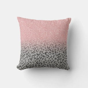 Coussin Élégant Rose Gold Parties scintillant Empreinte de