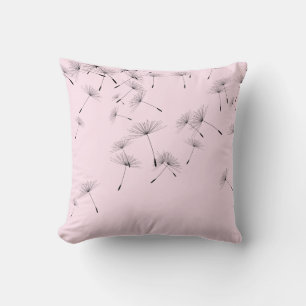 COUSSIN ÉLÉGANT ROSE PINK TALLING DANDELION CUSHION