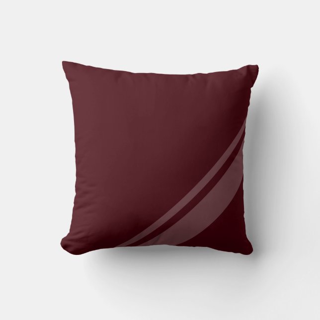 Coussin Élégant rouge vif (Recto)