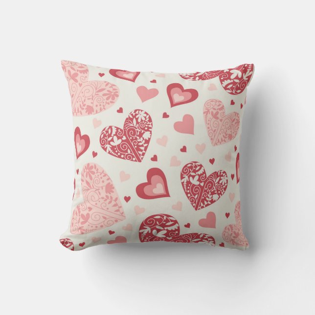 Coussin Élégant Valentine (Recto)