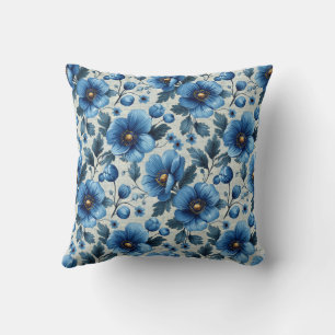 Coussin Élégant Vintage Chic Floral Romantique