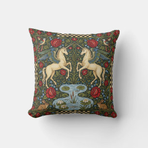 Coussin Élégant Vintage dans une Chambre de Style William 