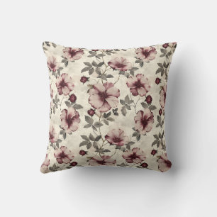 Coussin Élégant Vintage stylé romantique floral chic