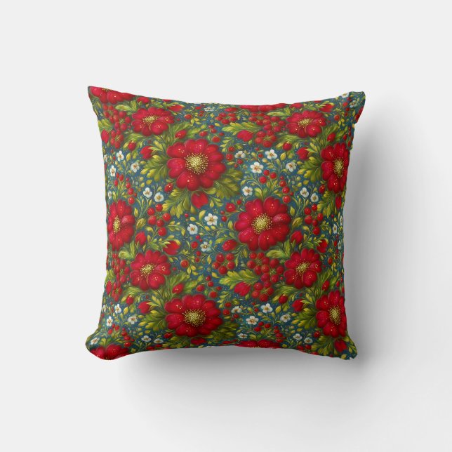 Coussin Elegant Vintage Stylish Romantic Floral Chic (Recto)