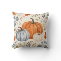 Elegant Watercolor Pumpkins | Cozy Fall Botanical