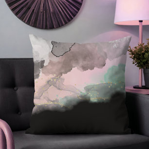 Coussin Elégante aquarelle Abstraite moderne