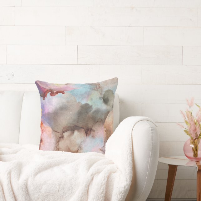 Coussin Elégante Aquarelle Vintage et douce (Canapé)
