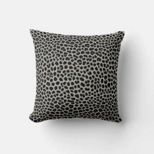 Coussin Élégante collection moderne de luxe blanc léopard