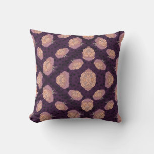 Coussin Élégante couverture florale – jeté botanique confo