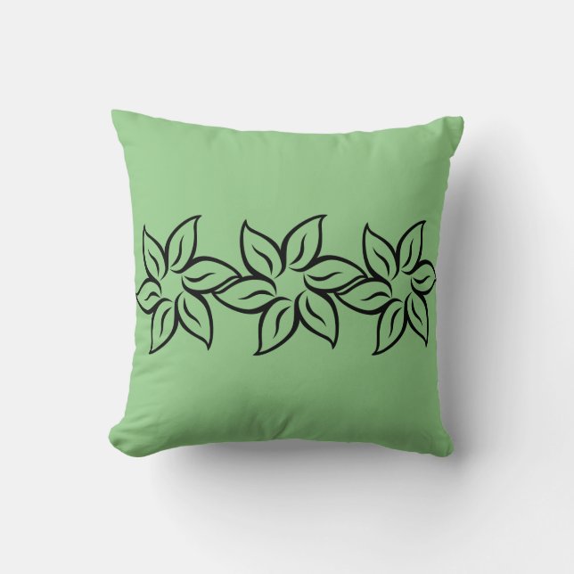 Coussin Élégante Fleur moderne Fleur Motif stylisée (Recto)