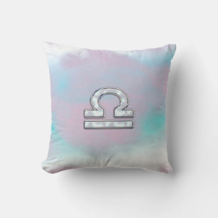 Coussin Élégante Libra Zodiac signe Mère de Pearl Style