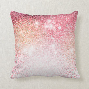 Coussin Élégante Parties scintillant rose
