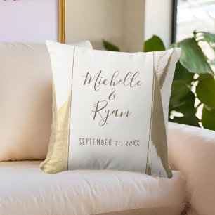 Coussin Elégante Tulipe d'or Mariage Floral Keepsaké