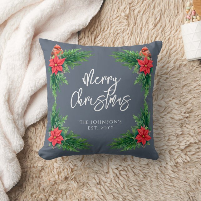 Coussin Élégante verdure hivernale (Couverture)