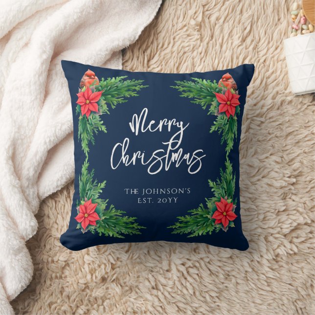 Coussin Élégante verdure hivernale (Couverture)