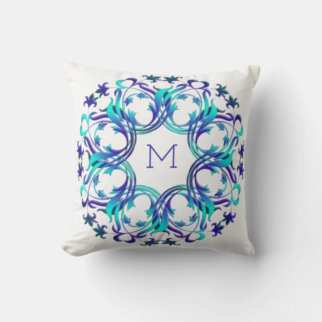 Coussin Élément de Monogram.Baroque (Recto)