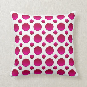 Coussin élément de rouge de pois