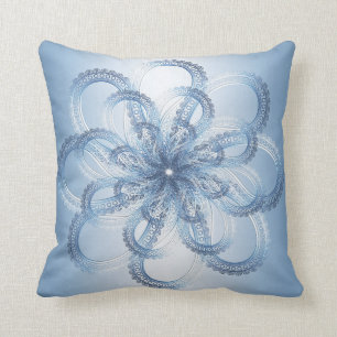 Coussin élément métallique de cercle abstrait de Paisle