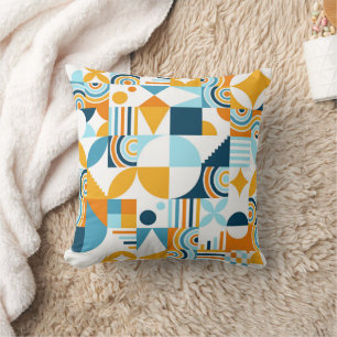 Coussin Éléments arrière - plans géométriques colorés
