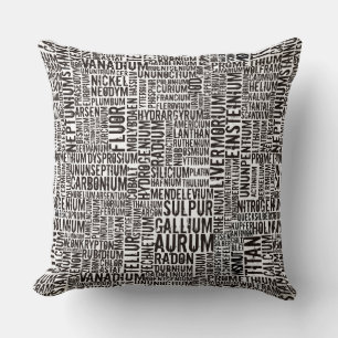 Coussin Éléments chimiques