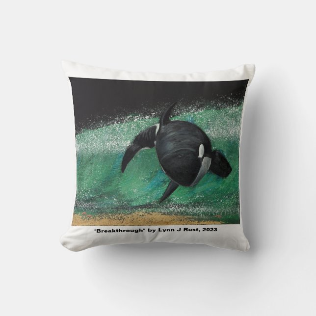 coussin "Eléments de surprise" / "Percée" (Recto)