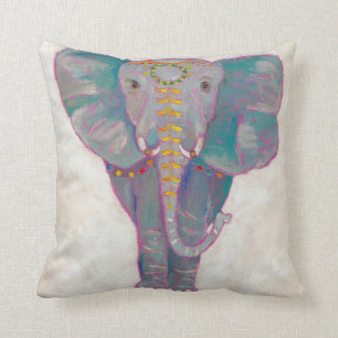 Coussin Eléphant asiatique zen