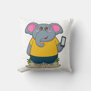 Coussin Eléphant avec mobile