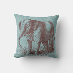 Coussin Éléphant de bébé vintage