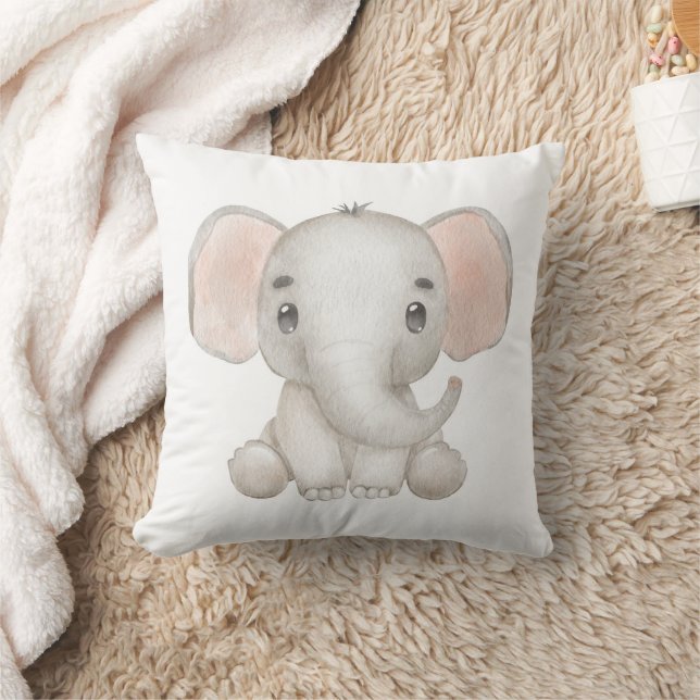 Coussin Eléphant mignon (Couverture)