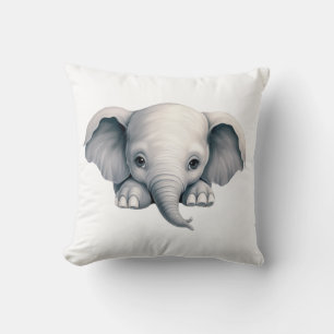 Coussin Éléphant qui regarde