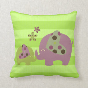 Coussin éléphants