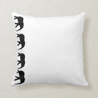 Coussin Éléphants sur le défilé
