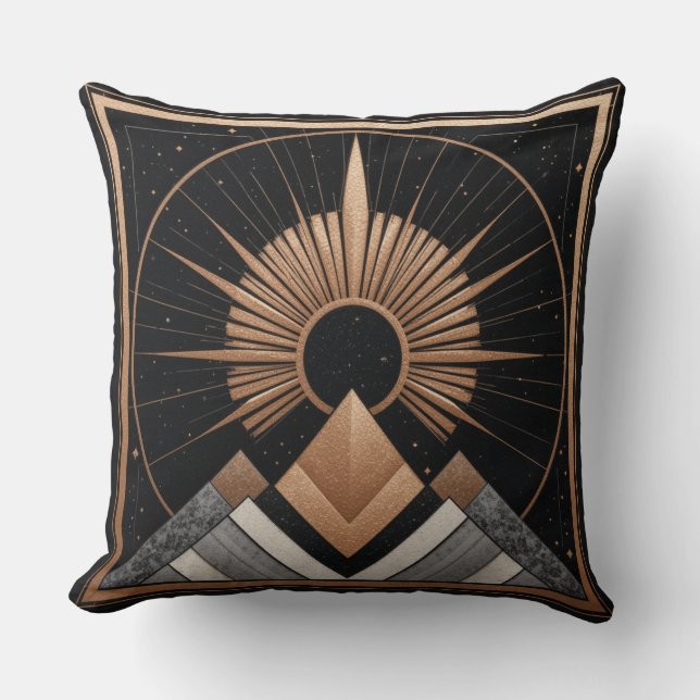 Coussin Elévérance géométrique (Recto)