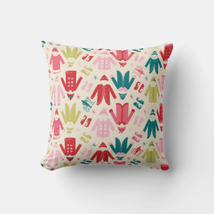 Coussin Elf Colorful Coat et Chaussures Motif