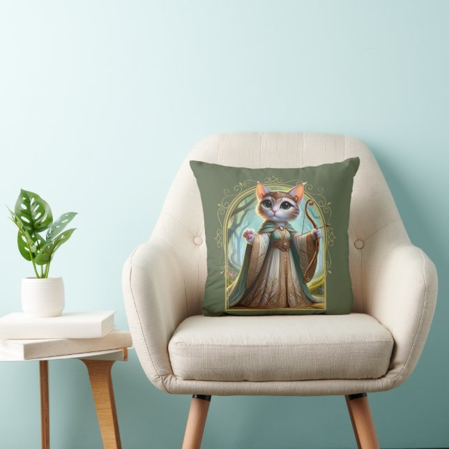 Coussin Elf Feline Imaginaire Adventure (Chaise)