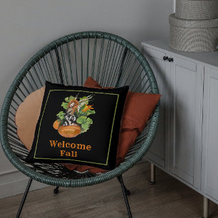 Coussin Elfe de la récolte d'automne de bois