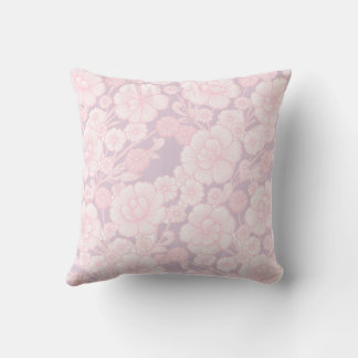Coussin Elia 🌸 Rose Pâle Floral Baroque