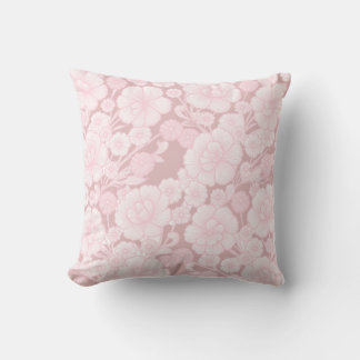Coussin Elia 🌸 Rose Pâle Floral Baroque