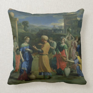 Coussin Eliezer et Rebecca au bien, 1648 (huile sur le