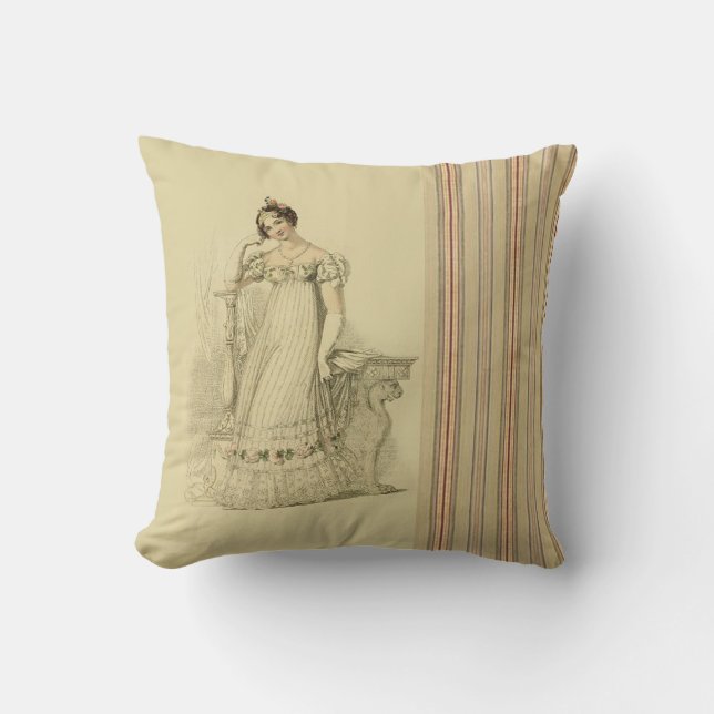 Coussin Elinor, Jane Austen a inspiré l'ivoire de régence (Recto)