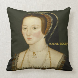 Coussin Elizabeth I et reines d'Angleterre d'Anne Boleyn