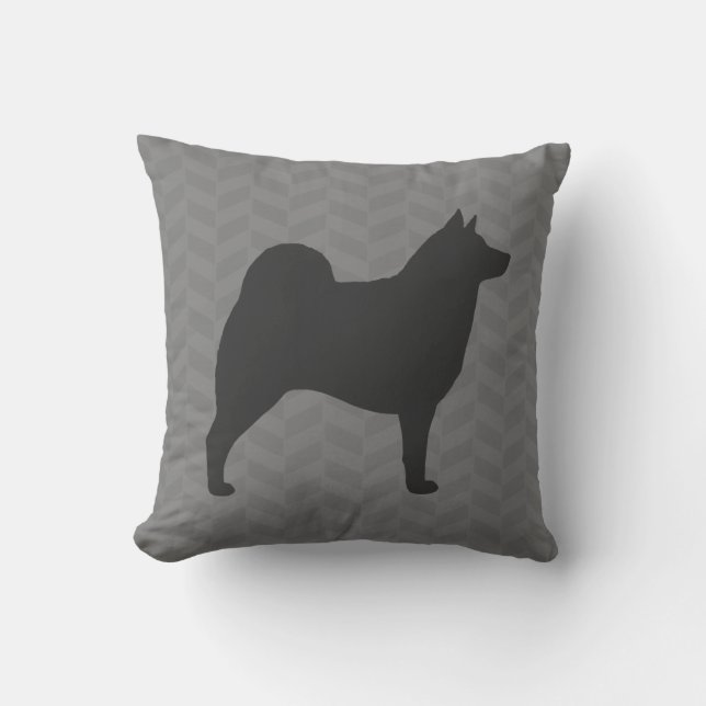 Coussin Elkhound Silhouette (Recto)