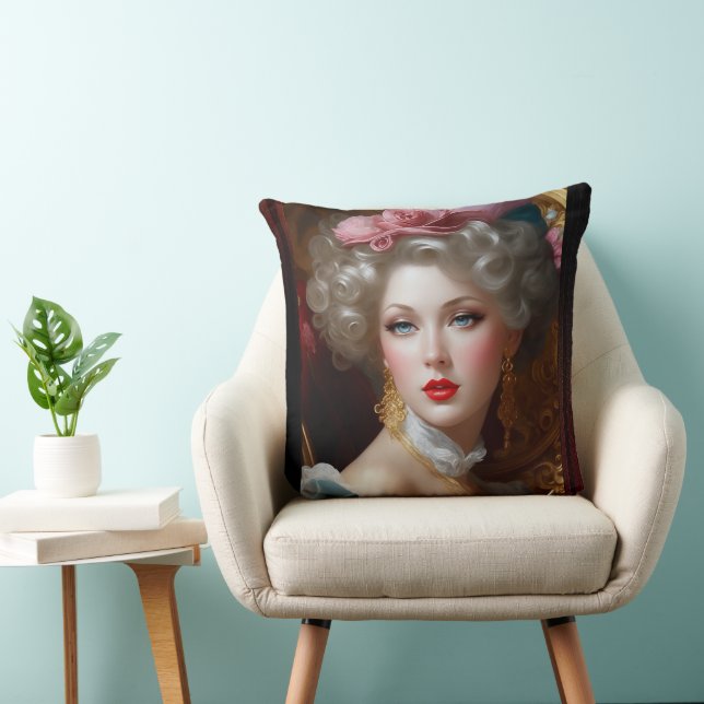 Coussin Elle cherche l'amour par Xzendor7 (Chaise)