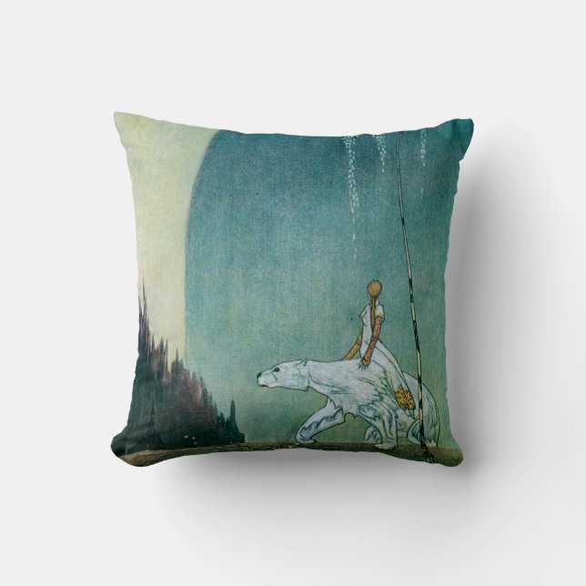 Coussin Elle tendit à l'ours Kay Nielsen (Recto)